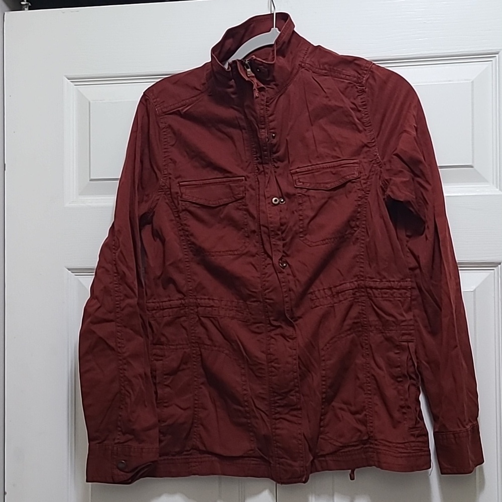 Sonoma barn chore Jacket Burgendy size small‎ euc